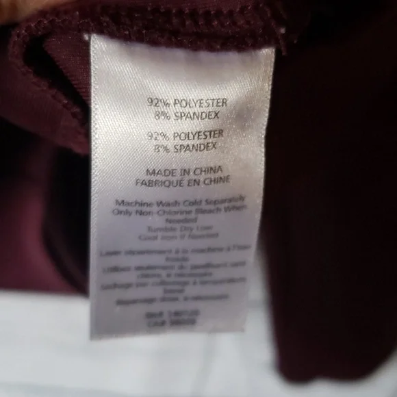 Stella & Dot Puff sleeve Neoprene style top - Picture 7 of 10